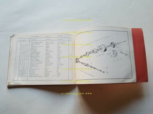 MV Agusta 750 4C Sport 1971 catalogo ricambi originale spare …