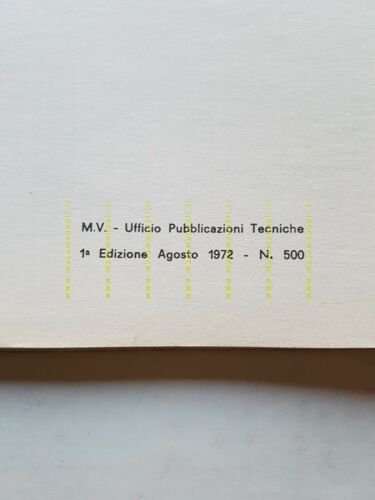 MV Agusta 750 4C Sport 1971 catalogo ricambi originale spare …