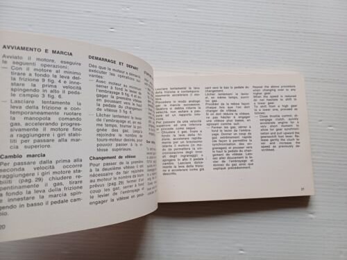 MV Agusta 750 4C Sport 1972 manuale uso manutenzione originale …