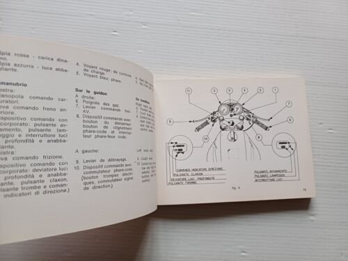 MV Agusta 750 4C Sport 1972 manuale uso manutenzione originale …