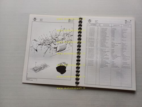 MV Agusta 750 4C Sport 1974 catalogo ricambi originale spare …