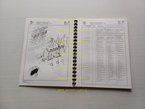 MV Agusta 750 4C Sport 1974 catalogo ricambi originale spare …