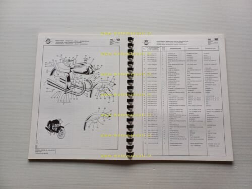 MV Agusta 750 4C Sport 1974 catalogo ricambi originale spare …