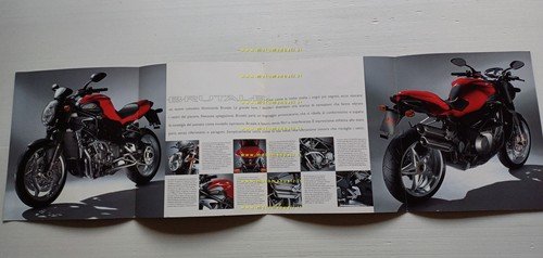 MV Agusta 750 Brutale 2003 depliant originale ITALIANO