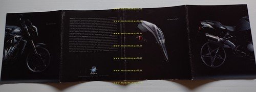 MV Agusta 750 Brutale 2003 depliant originale ITALIANO