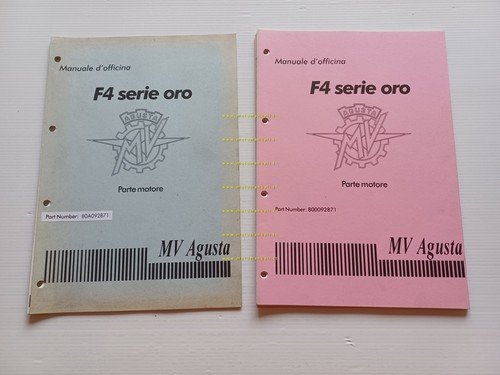MV Agusta 750 F4 Serie Oro - Strada 1999 manuale …