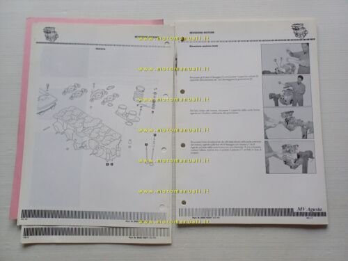 MV Agusta 750 F4 Serie Oro 1999 manuale officina MOTORE …