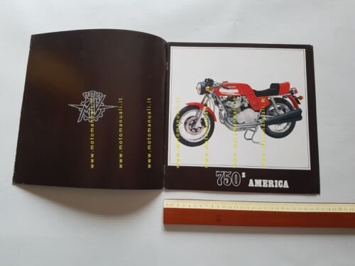 MV Agusta 750 S America 1975 depliant INGLESE originale brochure