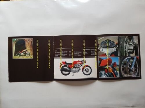 MV Agusta 750 S America 1975 depliant INGLESE originale brochure
