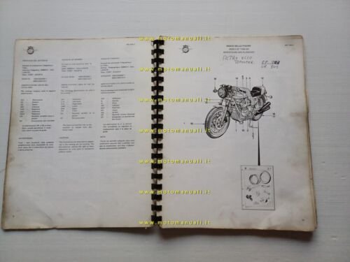 MV Agusta 750 Sport America 1975 catalogo ricambi ORIGINALE spare …