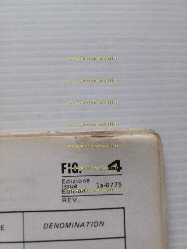 MV Agusta 750 Sport America 1975 catalogo ricambi ORIGINALE spare …