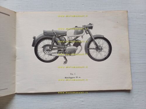 MV Agusta 83 1958 manuale uso manutenzione libretto originale