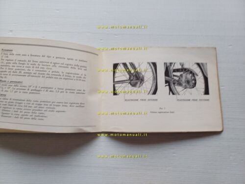 MV Agusta 83 1958 manuale uso manutenzione libretto originale