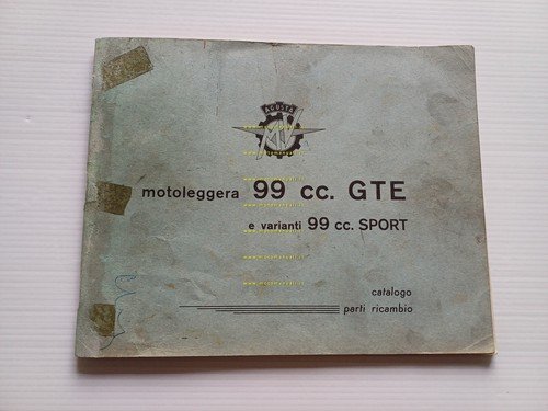 MV Agusta 99 GTE - 99 Sport 1961 catalogo ricambi …