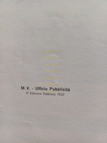 MV Agusta 99 GTE - 99 Sport 1961 catalogo ricambi …