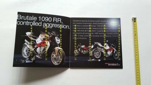 MV Agusta BRUTALE 1090 RR-1090 R -1090 2013 depliant originale …