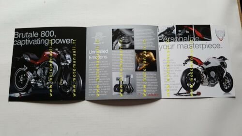 MV Agusta Brutale 800 2013 depliant originale italiano brochure
