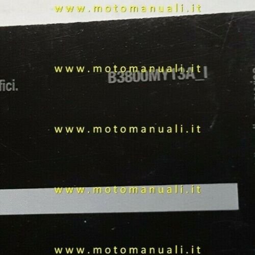 MV Agusta Brutale 800 2013 depliant originale italiano brochure