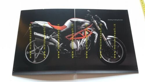 MV Agusta Brutale 910 2007 depliant INGLESE originale ENGLISH brochure