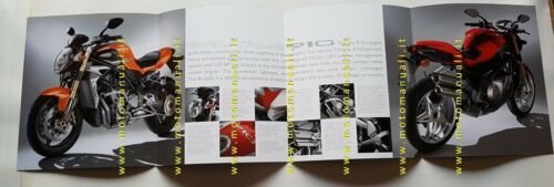 MV Agusta Brutale 910 2007 depliant INGLESE originale ENGLISH brochure