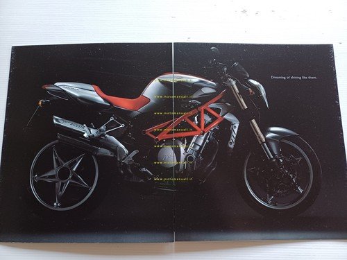 MV Agusta Brutale 910 2007 depliant ITALIANO originale brochure