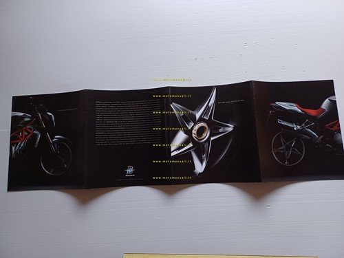 MV Agusta Brutale 910 2007 depliant ITALIANO originale brochure