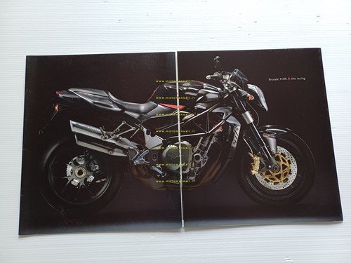 MV Agusta Brutale 910 R 2006 depliant ITALIANO originale