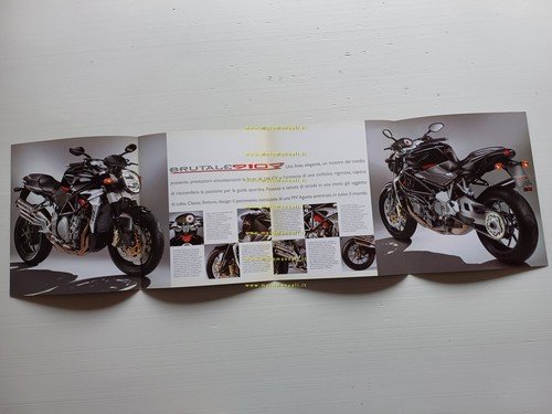 MV Agusta Brutale 910 R 2006 depliant ITALIANO originale