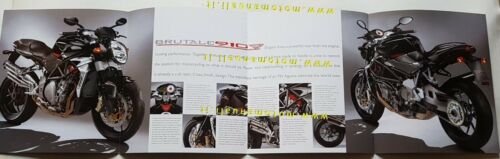 MV Agusta Brutale 910 R 2008 depliant INGLESE originale ENGLISH …
