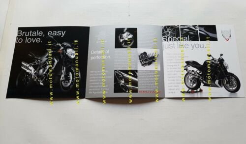 MV Agusta Brutale 921 2011 depliant originale inglese ENGLISH brochure
