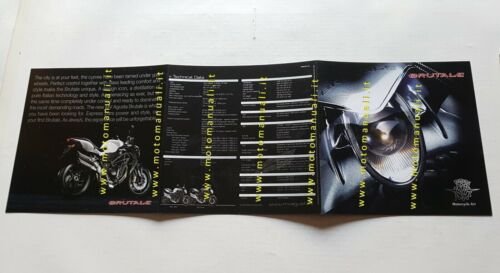 MV Agusta Brutale 921 2011 depliant originale inglese ENGLISH brochure