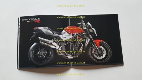 MV Agusta Brutale 990 R 2010 depliant italiano originale