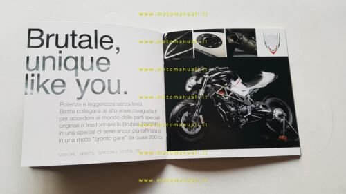 MV Agusta Brutale 990 R 2010 depliant italiano originale