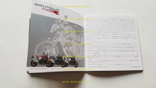 MV Agusta Brutale 990 R 2010 depliant italiano originale