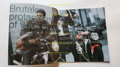 MV Agusta Brutale 990 R 2010 depliant italiano originale