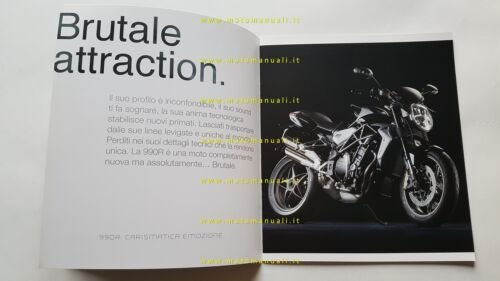 MV Agusta Brutale 990 R 2010 depliant italiano originale