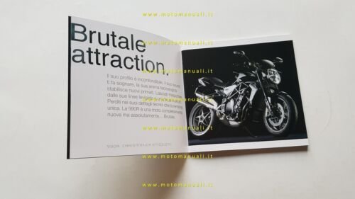 MV Agusta Brutale 990 R 2010 depliant italiano originale