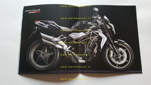 MV Agusta Brutale 990 R 2010 depliant italiano originale