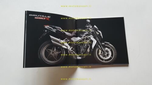 MV Agusta Brutale 990 R 2010 depliant italiano originale