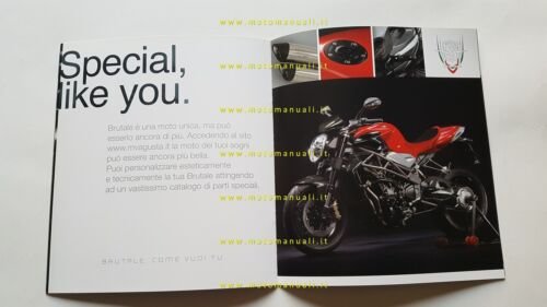 MV Agusta Brutale 990 R 2010 depliant italiano originale