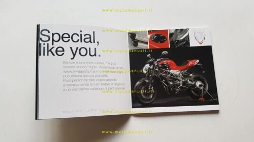 MV Agusta Brutale 990 R 2010 depliant italiano originale