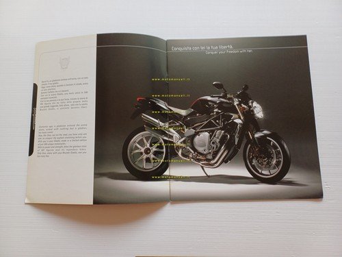 MV Agusta Brutale Gladio 2005 depliant originale ITALIANO