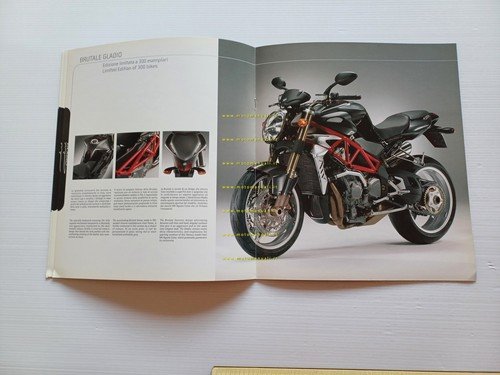 MV Agusta Brutale Gladio 2005 depliant originale ITALIANO