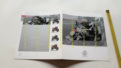 MV Agusta Brutale R 989 2008 depliant Inglese originale ENGLISH …