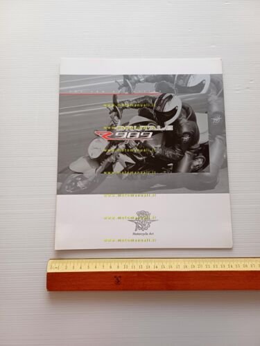 MV Agusta Brutale R 989 2008 depliant originale Italiano brochure