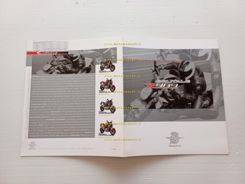 MV Agusta Brutale R 989 2008 depliant originale Italiano brochure