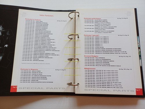 MV Agusta catalogo 2001 parti speciali concessionari originale