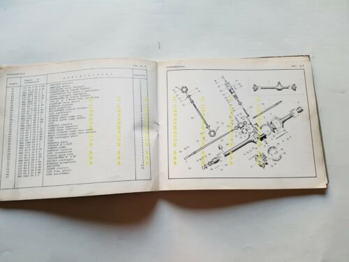 MV Agusta Centauro 150 motocarro 1963 catalogo ricambi originale parts …