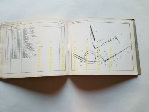 MV Agusta Centauro 150 motocarro 1963 catalogo ricambi originale parts …