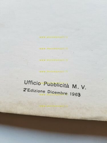 MV Agusta Centauro 150 motocarro 1963 catalogo ricambi originale parts …